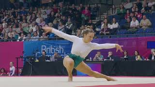 Mali Morgan-Floor-SILVER-WAG Snr App-2024 Gymnastics British Championships
