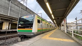 【良い音】E233系3000番台コツE-10編成＋コツE-66編成　東北本線上り列車小山駅発車