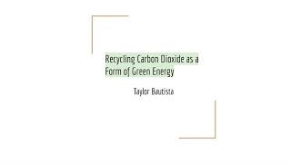 Taylor Bautista Engineering Scholars Project
