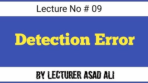 Detection  and Corrections of error in difference table