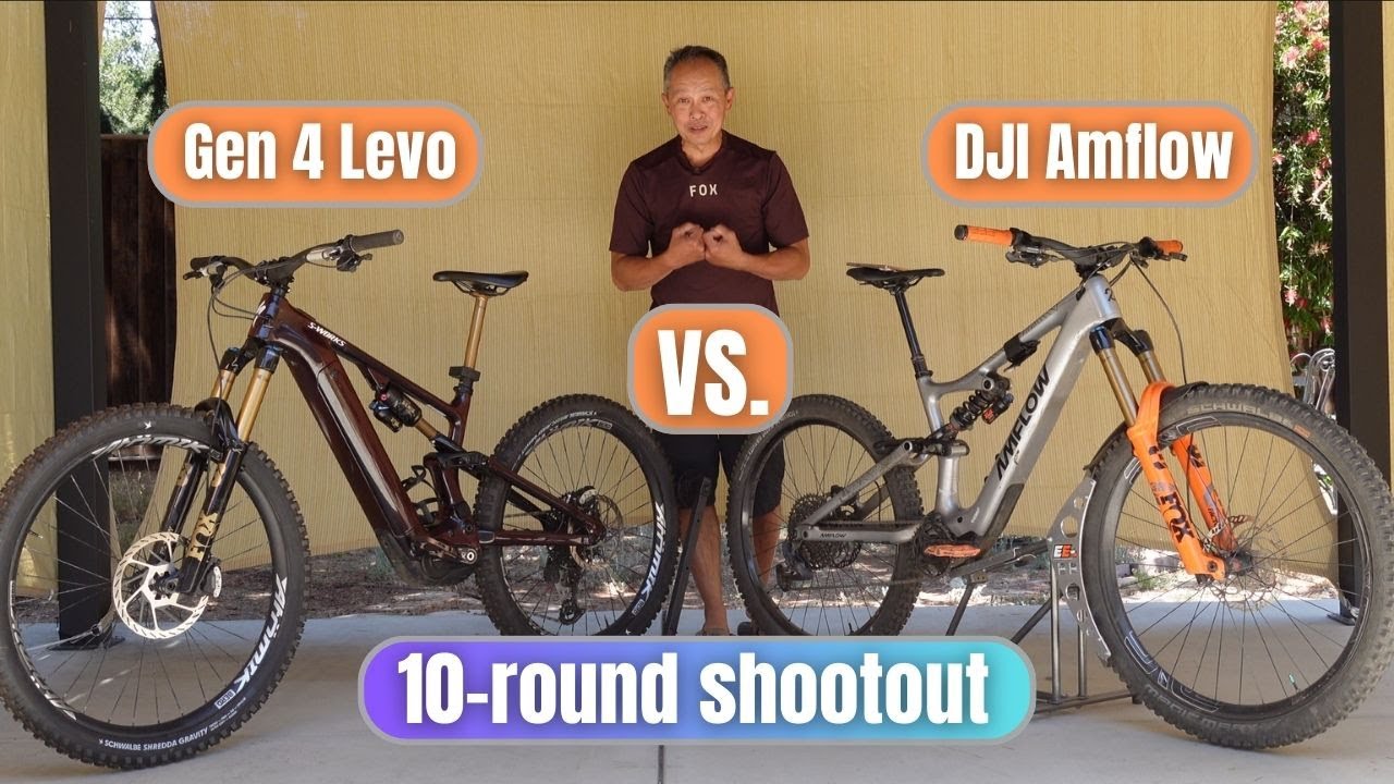 Specialized Gen 4 Levo vs. DJI Amflow Pro Carbon - 10 round shootout to determine best emtb of 2025