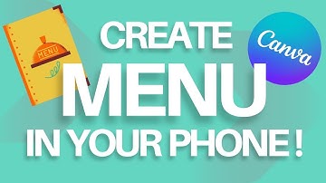 How To Create Menu For Restaurant In Canva (2022 Tutorial)