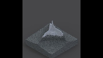 Mountain - Voxel Art in Magica Voxel