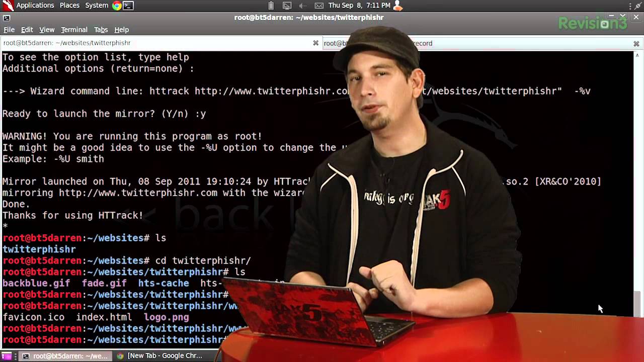 HakTip - Mirror Websites with HTTrack - YouTube