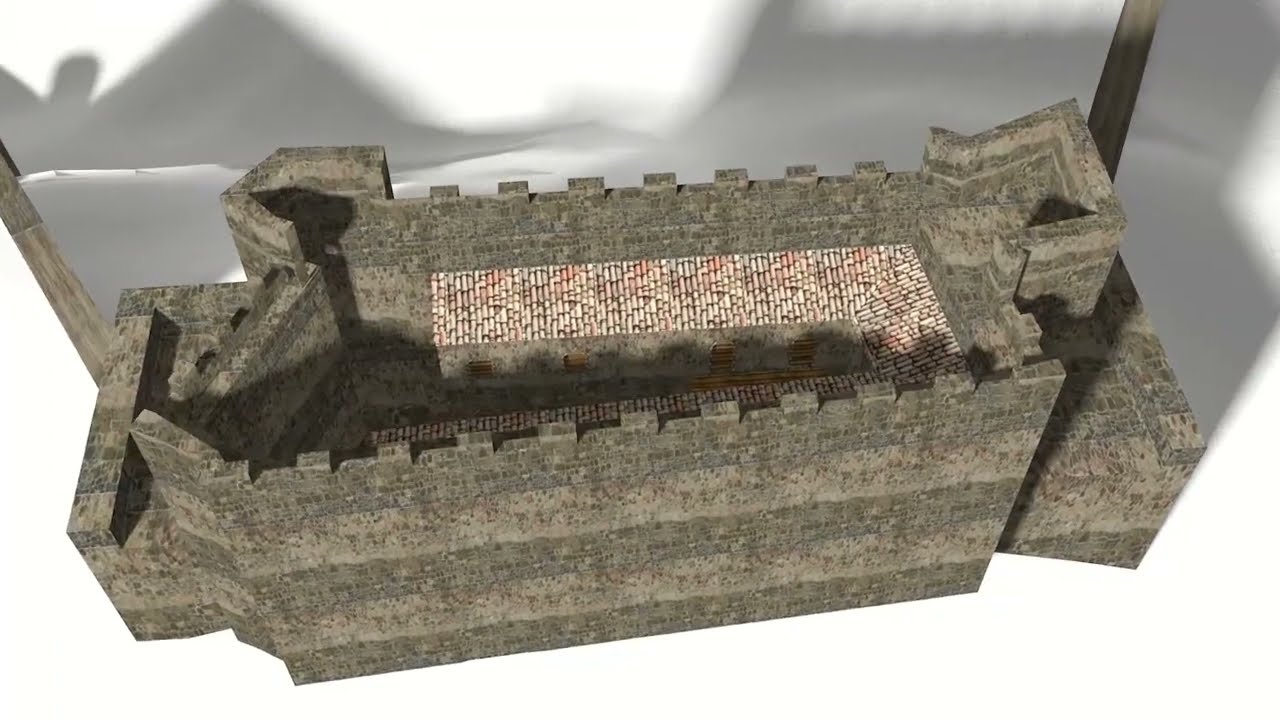 CASTELLO DI MONREALE SARDARA -  RICOSTRUZIONE 3D