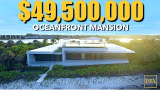 Touring a $49,500,000 Oceanfront Florida MEGA MANSION | Luxury Home Tour | Peter J Ancona