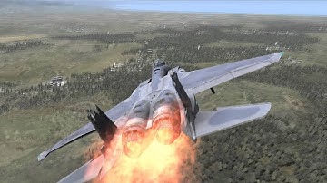F-15C Advanced Flight Model Demonstration (DCS Flaming Cliffs 3)