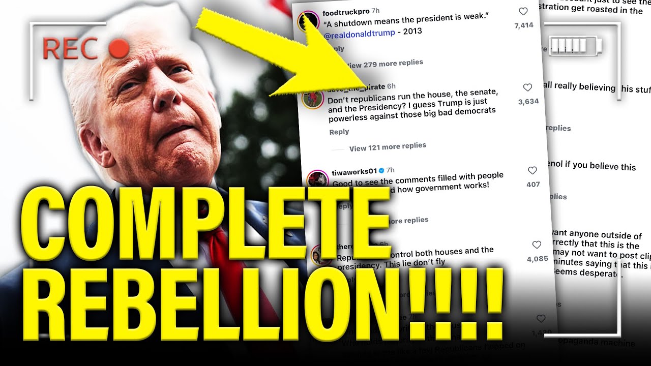 Trump gets RUDE AWAKENING as His FOLLOWERS PUBLICLY REBEL