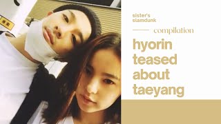 Min Hyorin teased about Taeyang (Compilation)