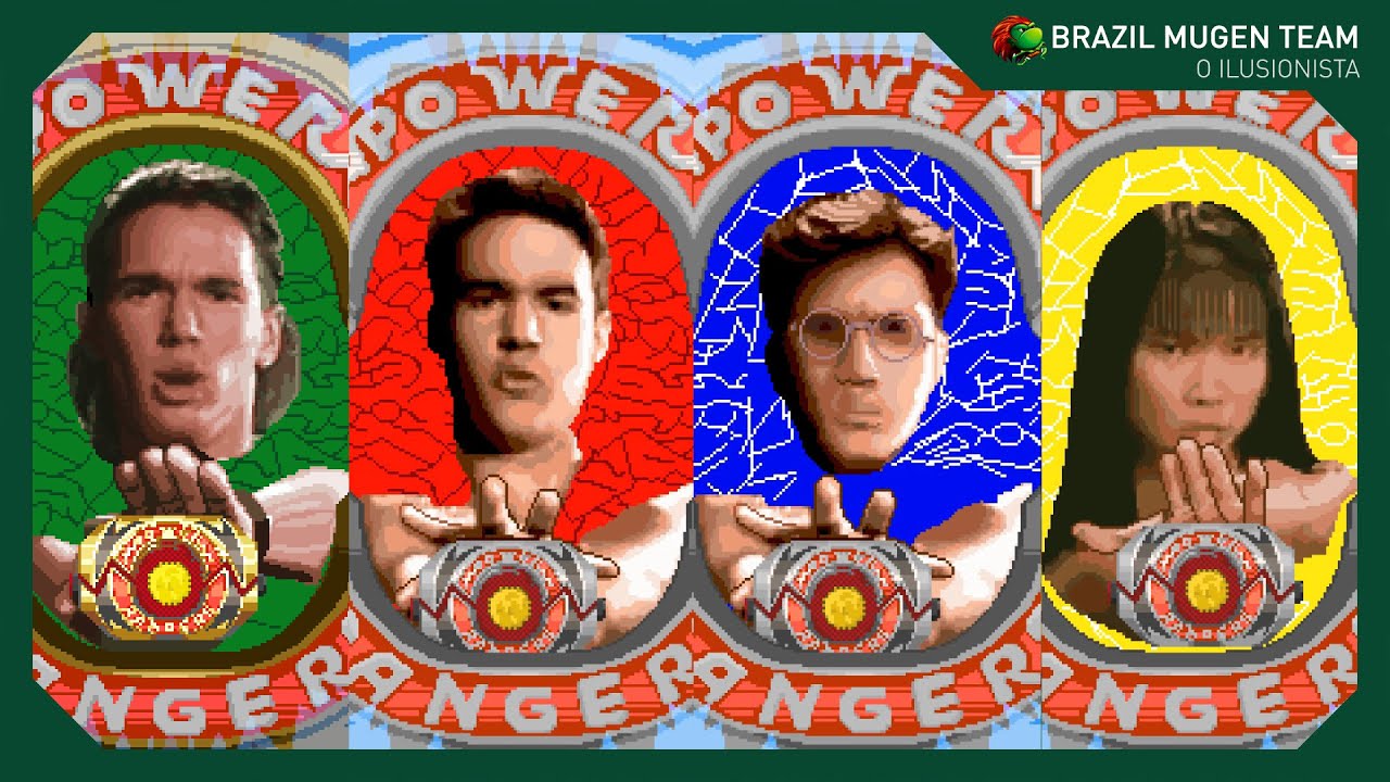 CPU CO-OP preview - Power Rangers It's Morphing Time #openbor - YouTube