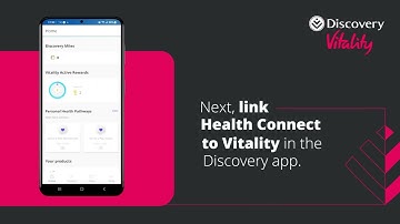How to link Health Connect to Discovery Vitality in the Discovery app
