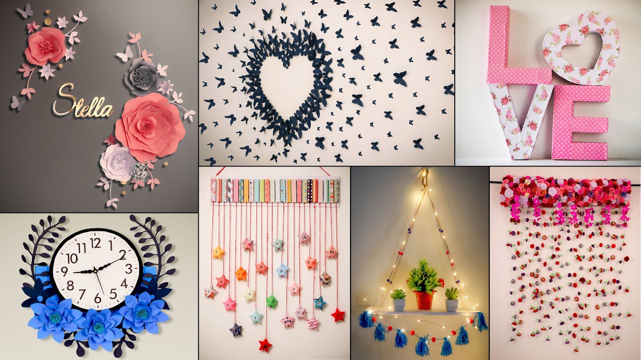 10 حرفة لا تصدق !! افعلها بنفسك - طرق لعمل ديكور فريد للحائط