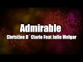 Admirable - Christine D´ Clario Feat Julio Melgar