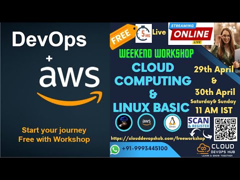 Free LIVE #CloudComputing #Linux and #AWS Weekend Workshop Part2/2 30 April 2023