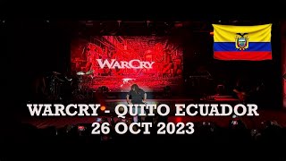 Concierto WarCry Ecuador Quito 2023