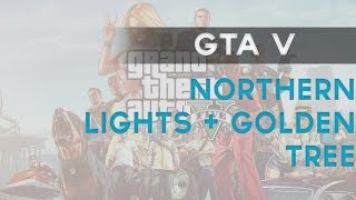 GTA V: Northern lights and golden tree (Hidden festive surprise features)