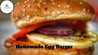 HOMEMADE EGG BURGER | LOCKDOWN RECIPE | 2020