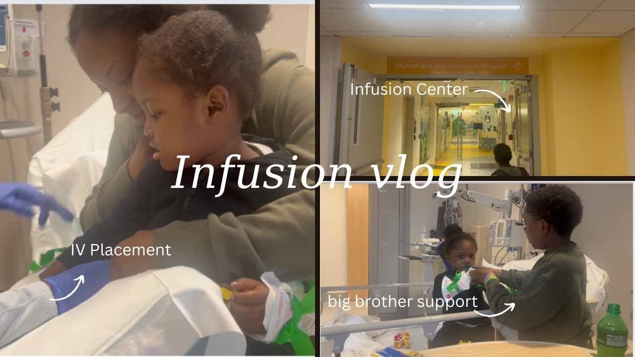 Monthly Infusion Day Vlog | Darian’s IV, Big Brother Support & Making the Best of It 💉❤️