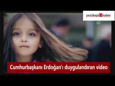 Cumhurbaşkanı Erdoğan'ı duygulandıran video