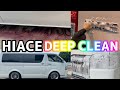 洗車で「新車のお肌」を取り戻します！HIACE custom ハイエース/Satisfying Car Detailing