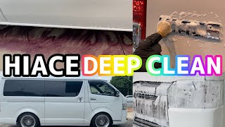 洗車で「新車のお肌」を取り戻します！HIACE custom ハイエース/Satisfying Car Detailing