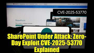 SharePoint Under Attack: Zero-Day Exploit CVE-2025-53770 Explained