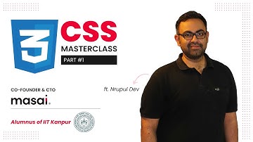 CSS Complete Tutorial 2023 | Part #1 - How CSS affects the webpages | @MasaiSchool