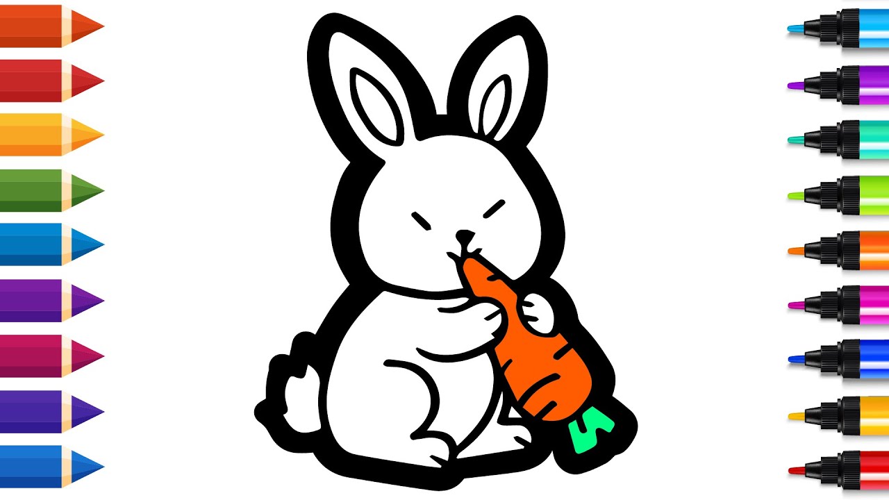 How to Draw a Rabbit | Step by Step Easy - YouTube