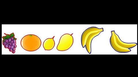 Detecting Bananas from the Image of Fruits in Opencv with Python