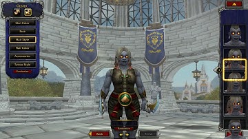Dark Iron Dwarf Customization Options in Battle for Azeroth