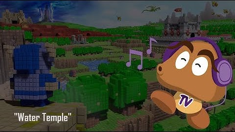 3D Dot Game Heroes OST - The Temple of Water / Aqua Temple (HQ Version)