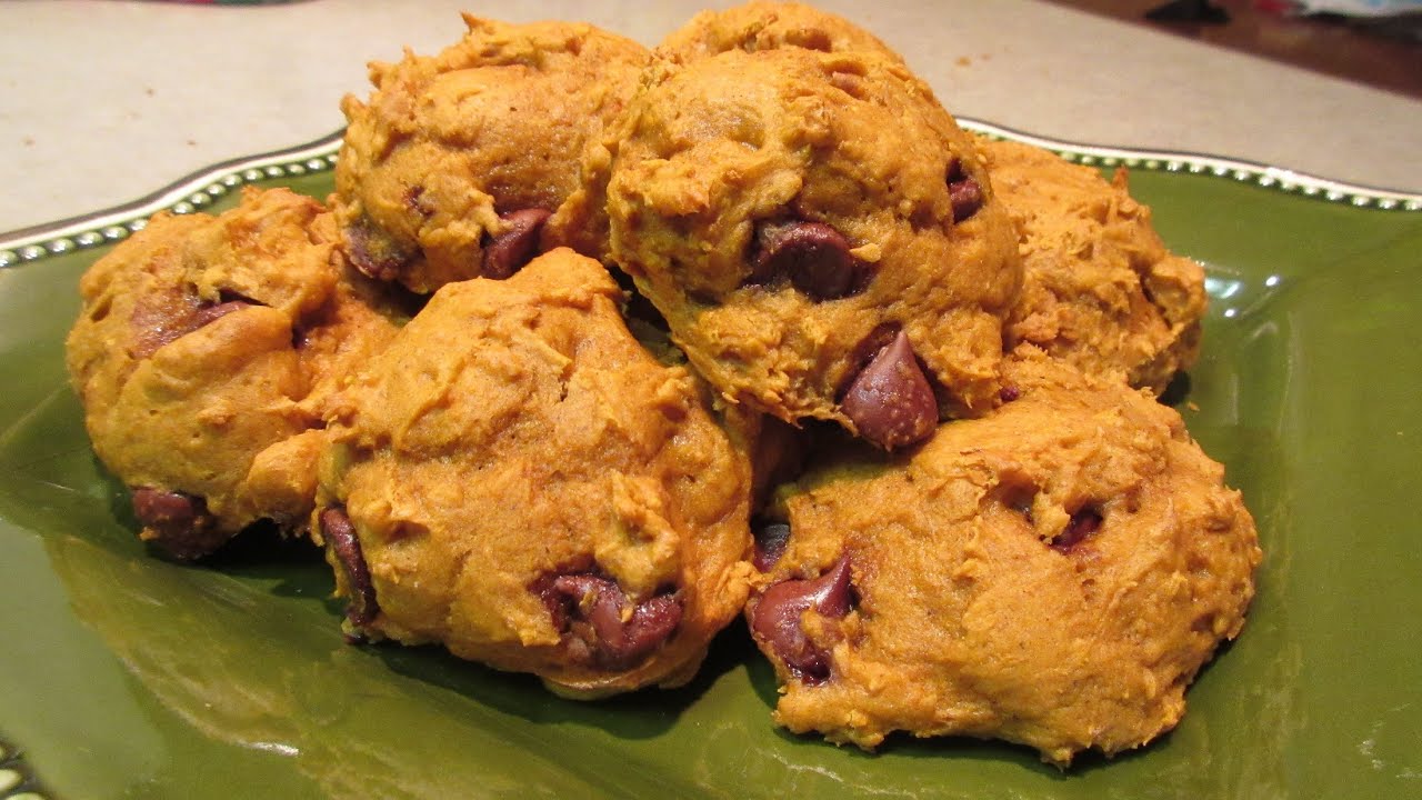 Pumpkin cookies with cake mix and 3 ingredients