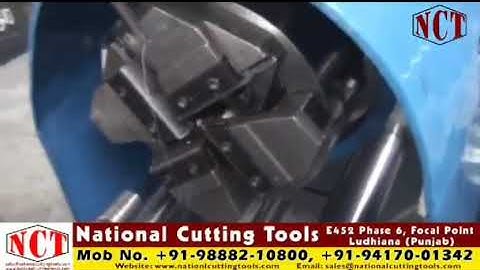 anchor bolt and threading work at construction side rebar threading machine for production work