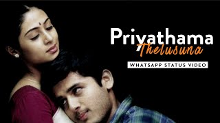 Priyathama telusuna Whatsapp status Video / Jayam movie songs / Nithin / Sadha / Rppatnaik / #Shorts