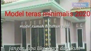 Model teras minimalis terbaru 2020