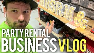Event Rental Business Vlog