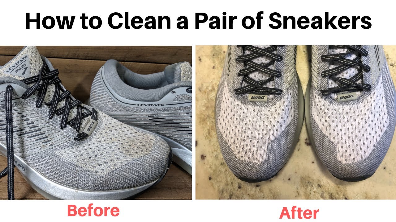 How to clean a pair of athletic running 