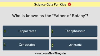 Science Quiz for Kids - Part 1 | 40 Questions | General Science screenshot 5