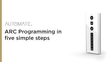 Automate |  ARC Programming in five simple steps