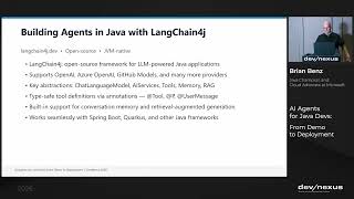 Devnexus 2026 - AI Agents for Java Devs From Demo to Deployment - Brian Benz