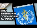 WATCH LIVE: World Health Organization holds briefing on the coronavirus outbreak — 10/19/2020