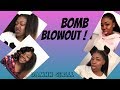 Blowout on Natural Hair | MeShoLayLay |2018
