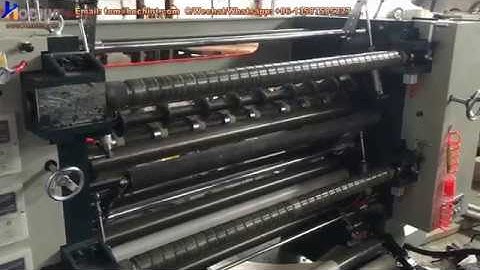 FQ 1300L vertical slitting rewinding machine with friction shaft