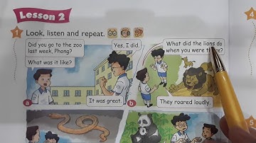 Tiếng Anh lớp 5 unit 9 lesson 2