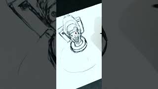 SKIBIDI TOILET   HOW TO DRAW SKIBIDI TOILET EASY WAYS shorts skibiditoilet fauziputra fyp