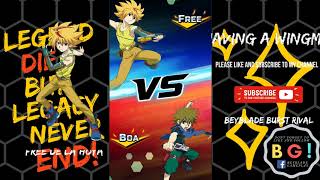 Beyblade Burst Rivals Free - Drain Fafnir F3 Df.8.Nt Vs Boa Alcacer - Arc Bahamut Ab.2B.at