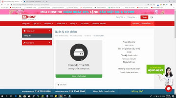 Hướng dẫn active ssl Comodo giao thức HTTP