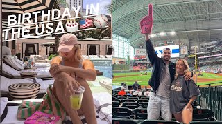 BIRTHDAY VLOG IN THE USA! Baseball Game, Spa Day & Family Time