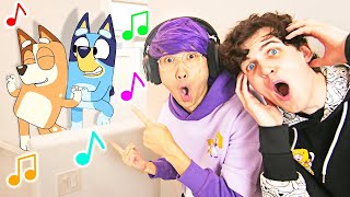 LANKYBOX Found BLUEY In REAL LIFE?! (We Play BLUEY THE VIDEO GAME With BLUEY?!) screenshot 4