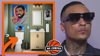 Sharp Gets Confronted For Having Drake Pictures In His Bathroom